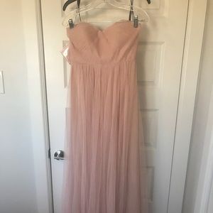 Jenny Yoo- Annabelle cameo pink tulle bridesmaid